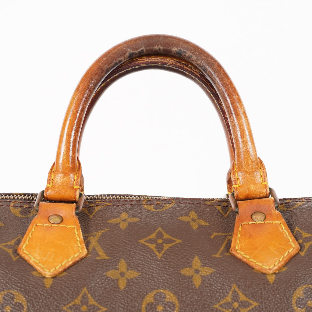 Authentic Louis Vuitton Monogram Speedy 35 M41524 Handbag used 05E204950029