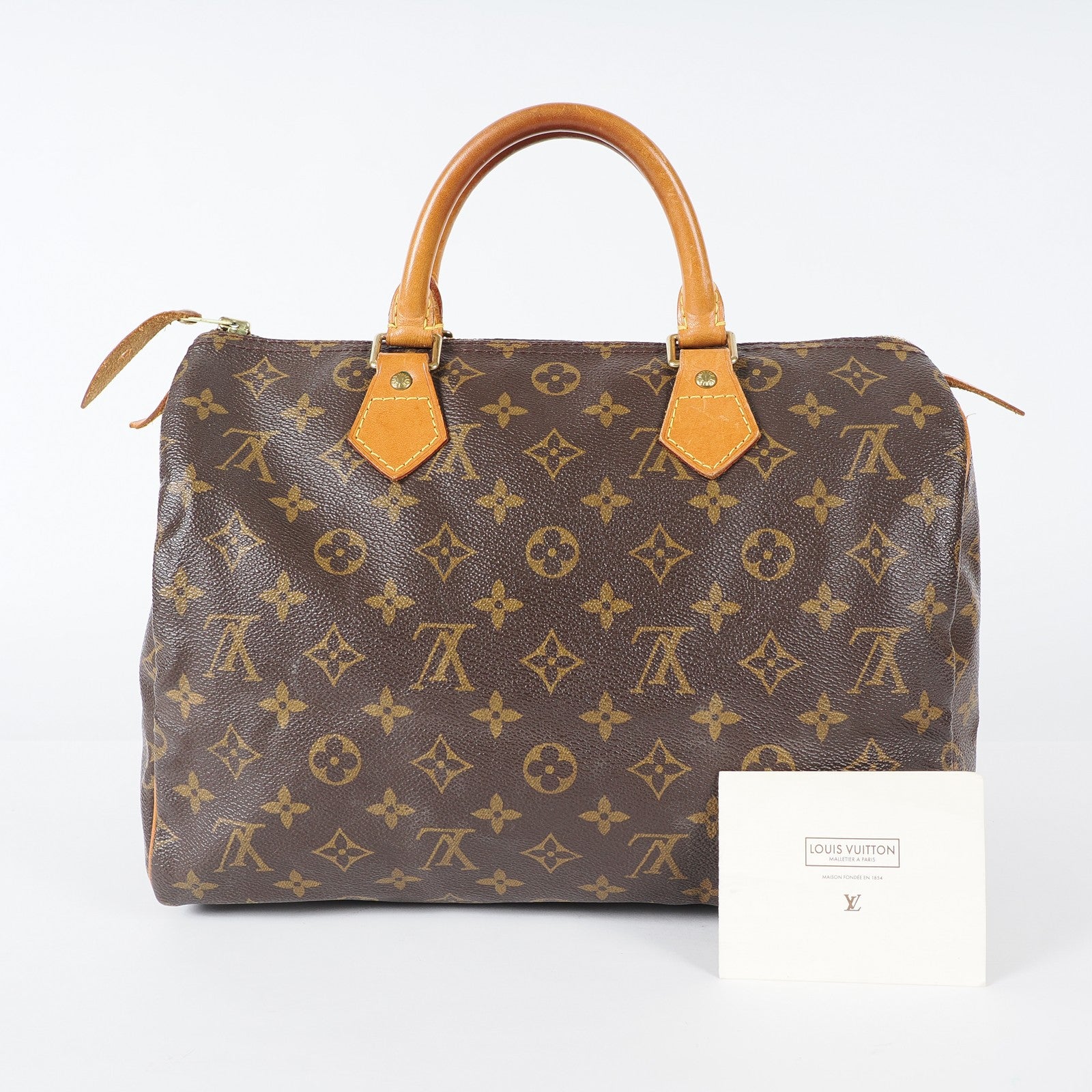 Authentic Louis Vuitton Monogram Speedy 30 M41526 Handbag vintage 03A488408427