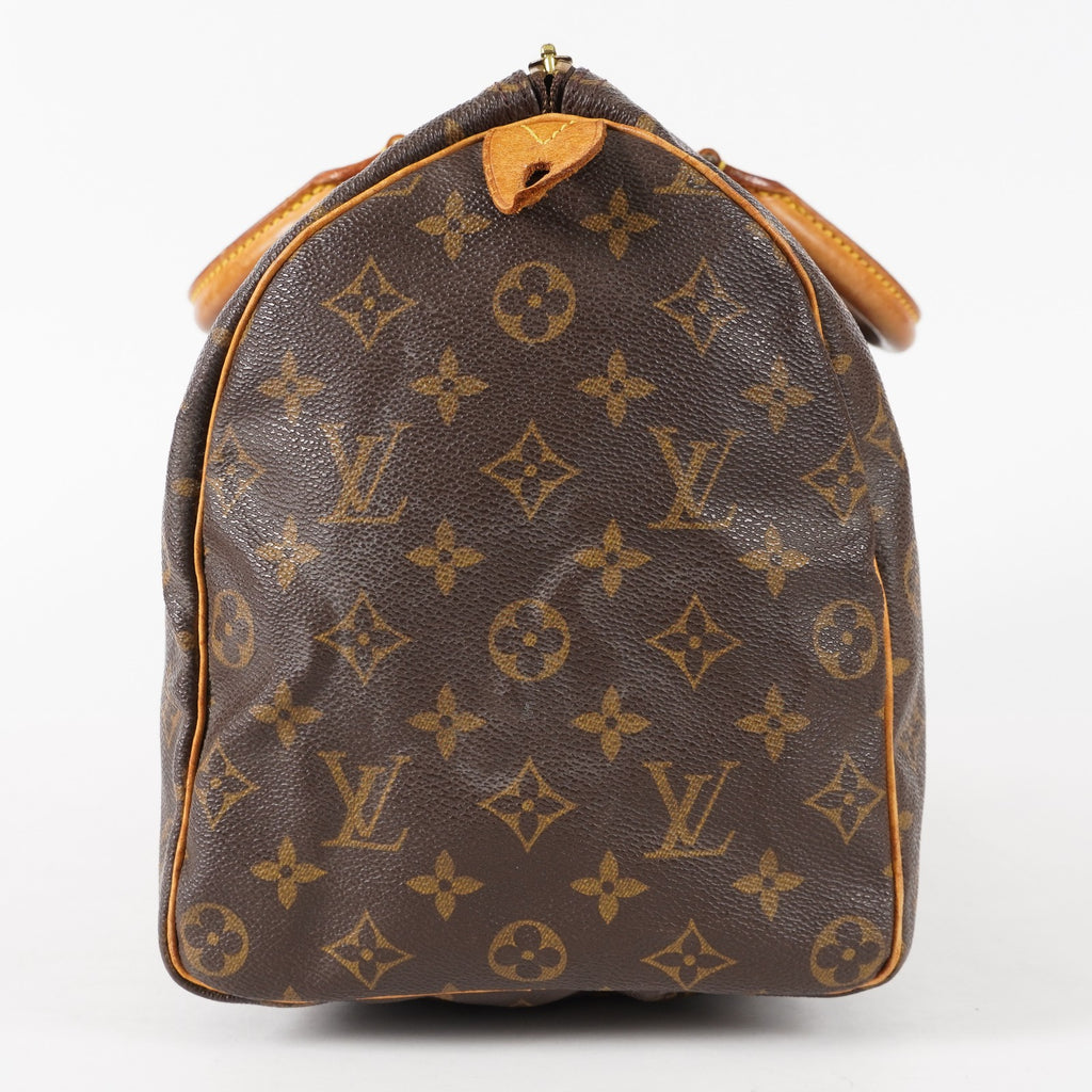 Authentic Louis Vuitton Monogram Speedy 35 M41524 Handbag 02A186463611