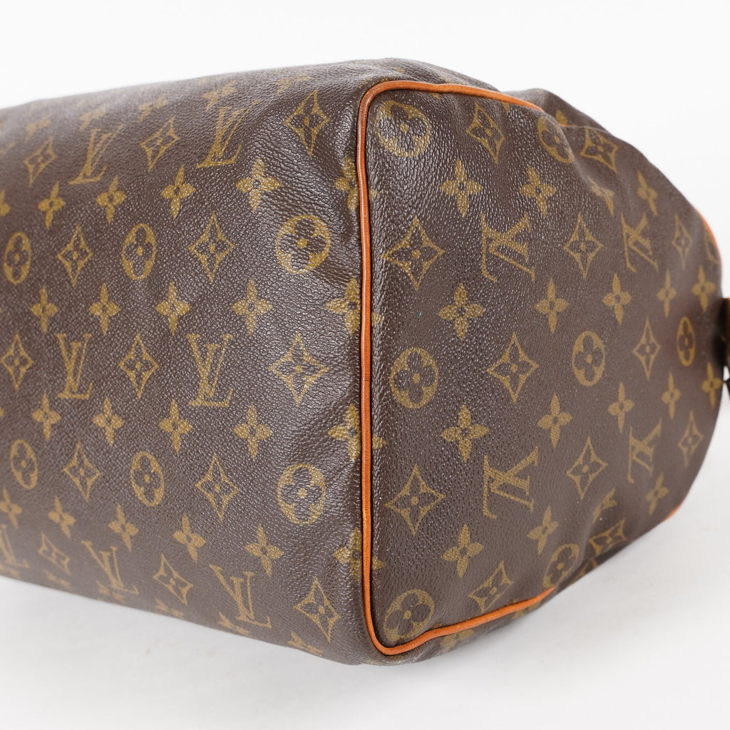 Authentic Louis Vuitton Monogram Speedy 35 M41524 vintage Handbag 05E095940013