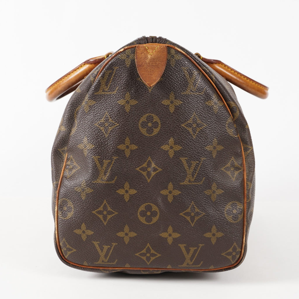 Authentic Louis Vuitton Monogram Speedy 30 M41526 Handbag vintage 01E155720027