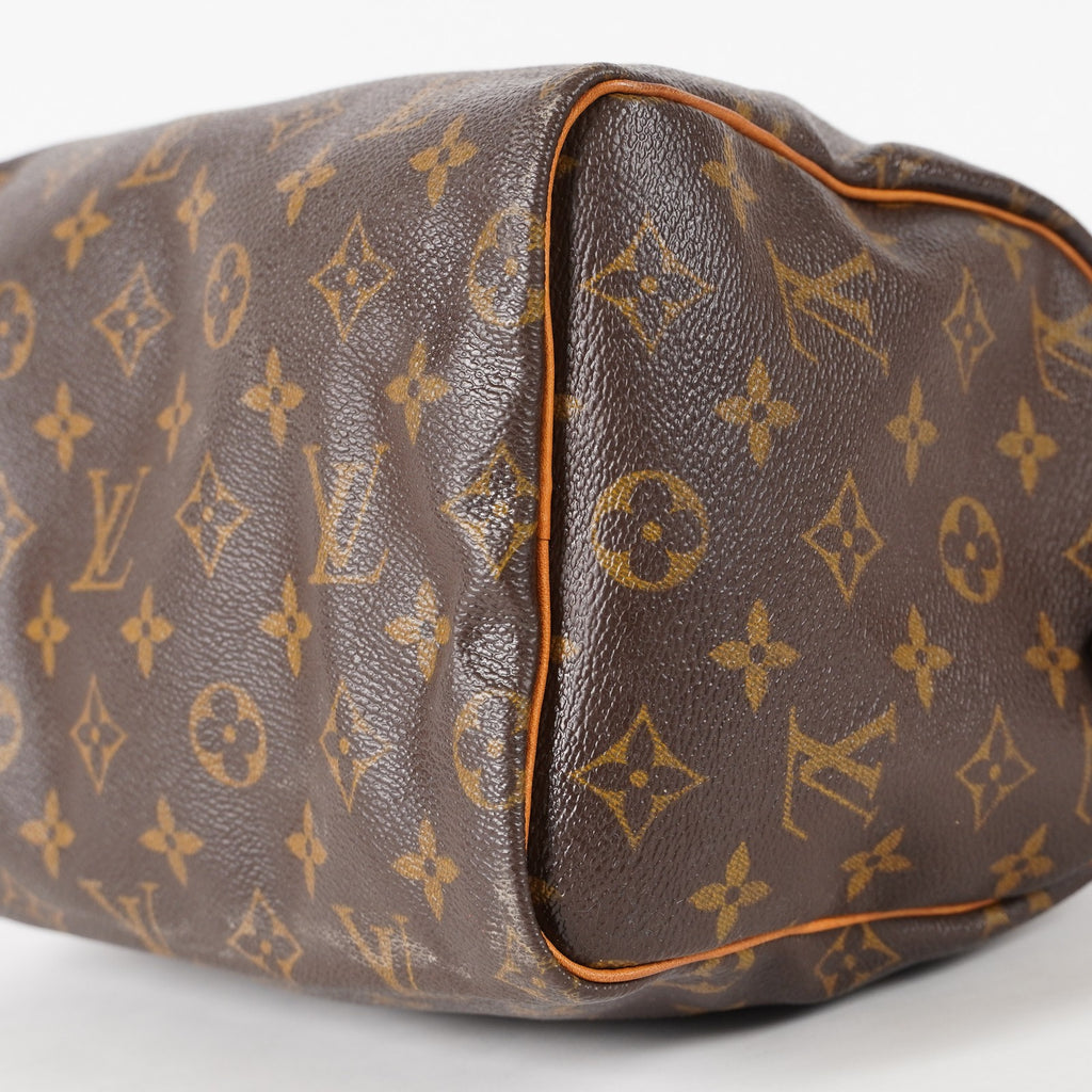 Authentic Louis Vuitton Monogram Speedy 25 M41528 Handbag vintage 03E237150002