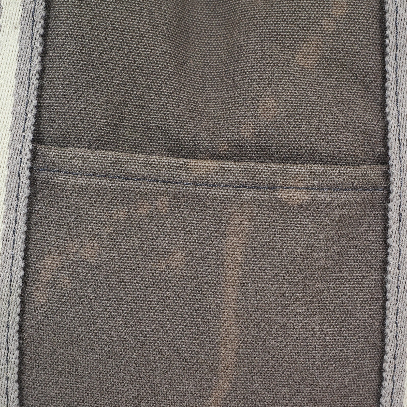 HERMES Fourre Tout Tote PM - Gray Cream Orange Canvas None Tote Bag 04A09825007