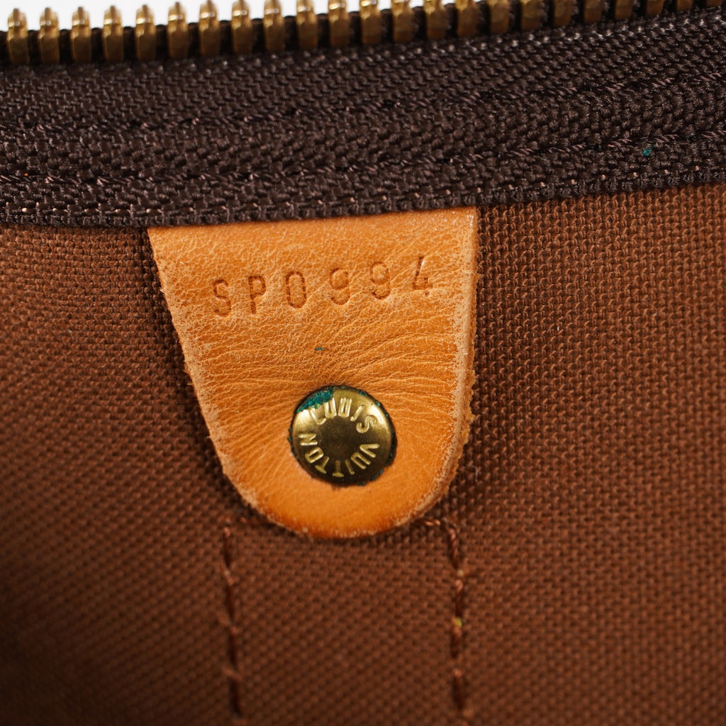 LOUIS VUITTON Keepall 50 M41426 Monogram Boston Bag Brown vintage 03E326820011