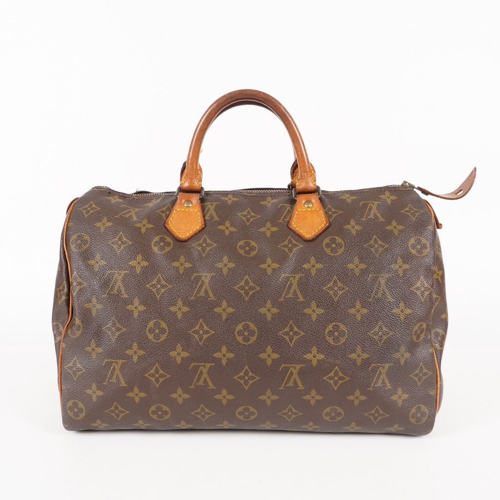 Authentic Louis Vuitton Monogram Speedy 35 M41524 Handbag used 06E575548403