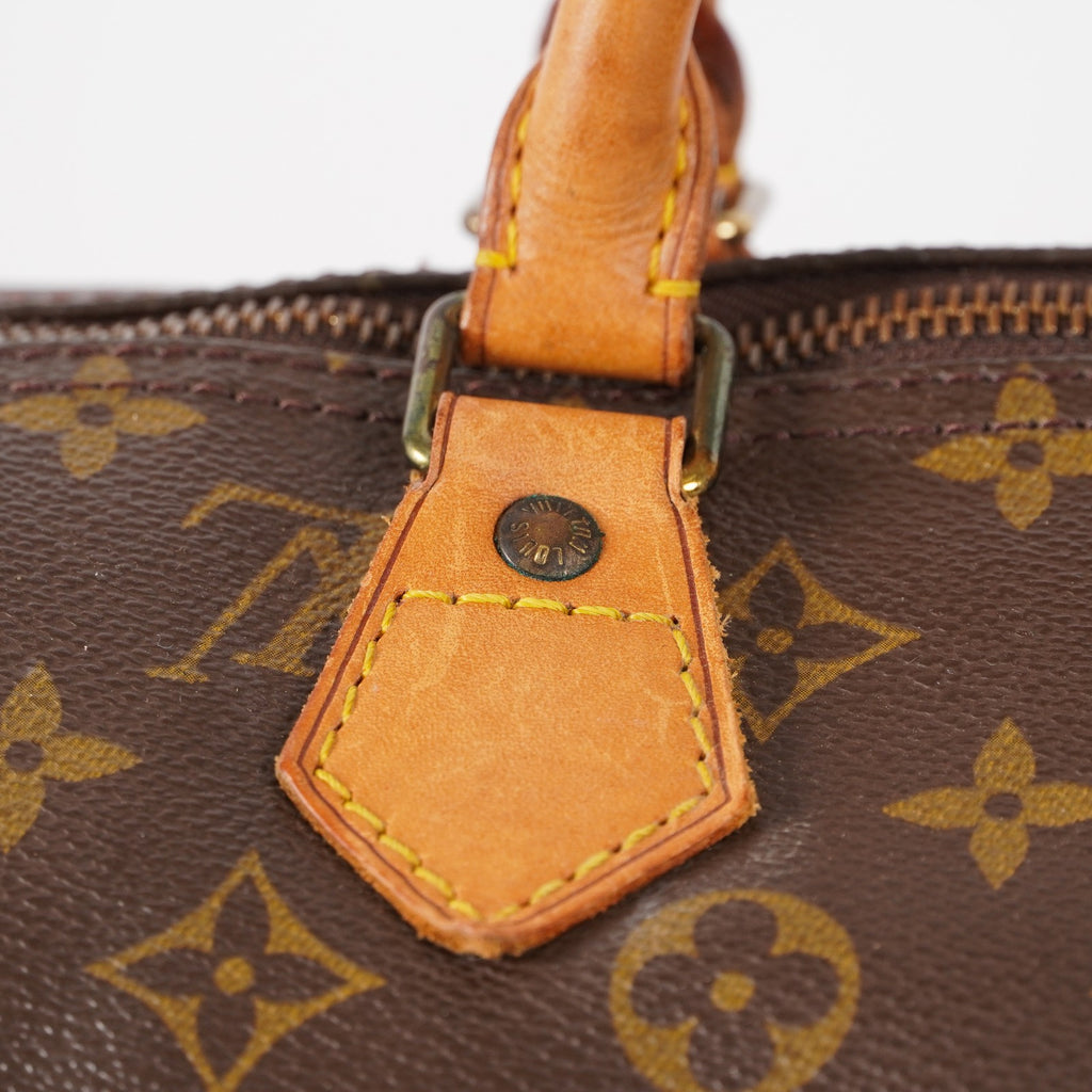 Authentic Louis Vuitton Monogram Speedy 40 Hand Boston Bag M41522 03E476380011