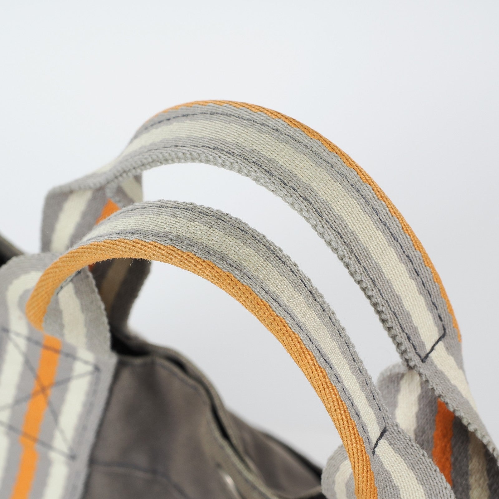 HERMES Fourre Tout Tote PM - Gray Cream Orange Canvas None Tote Bag 04A09825007