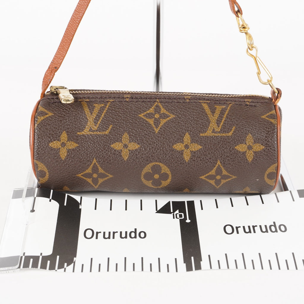 LOUIS VUITTON Monogram Papillon Pouch LV Auth vintage 05E542090016