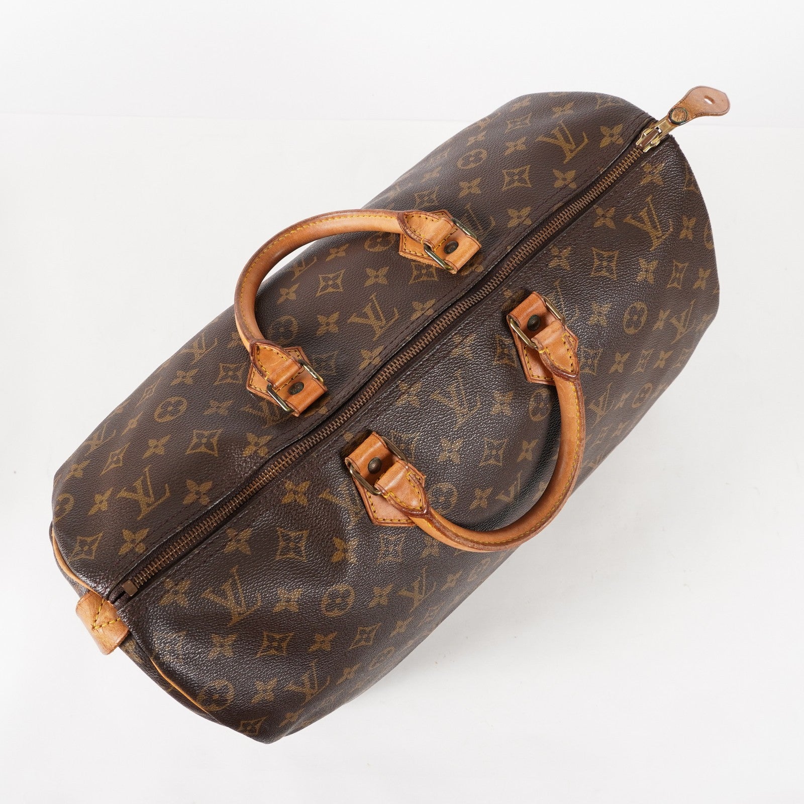 Authentic Louis Vuitton Monogram Speedy 40 Hand Boston Bag M41522 03E476380011