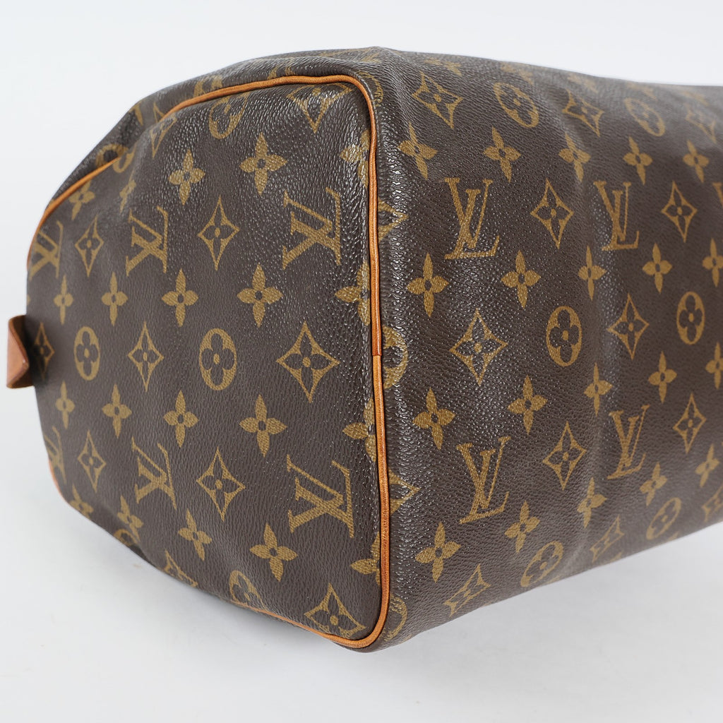 Authentic Louis Vuitton Monogram Speedy 30 M41526 Handbag vintage 04A196234807