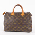 Authentic Louis Vuitton Monogram Speedy 30  Handbag M41526 vintage 05E076050013