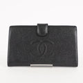 Chanel Black Calfskin Long Wallet Purse 02A052516805
