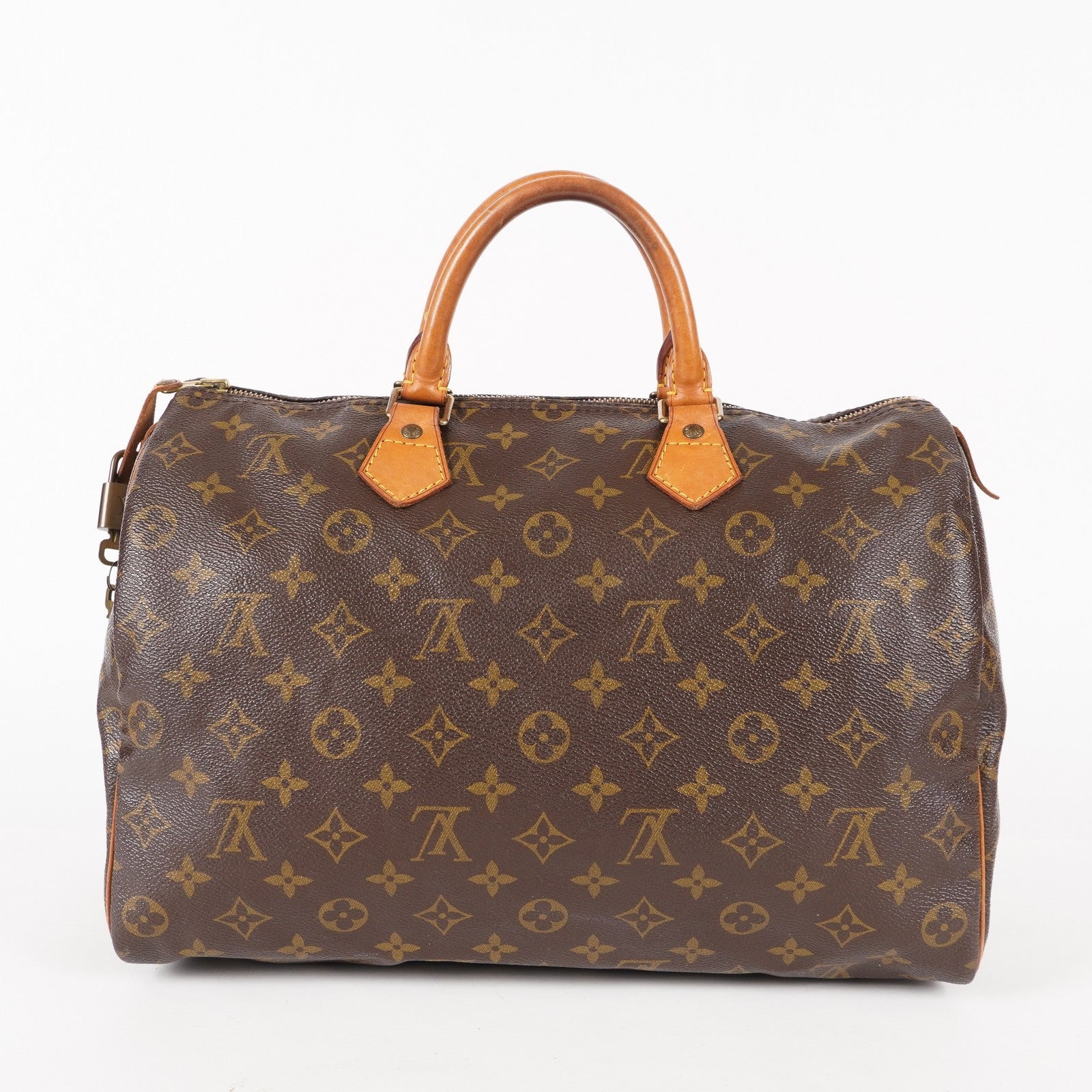 Authentic Louis Vuitton Monogram Speedy 35 M41524 vintage Handbag 05E216160013