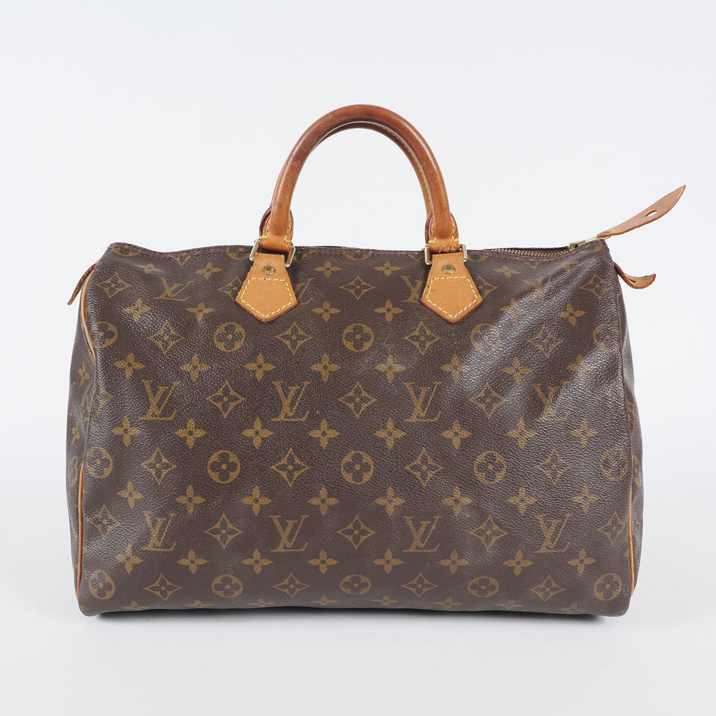 Authentic Louis Vuitton Monogram Speedy 35 M41524 Handbag vintage 04A285948807