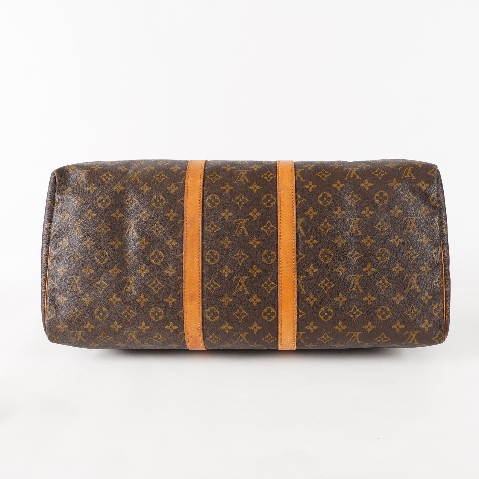 Authentic Louis Vuitton Monogram Keepall 55 M41424 Travel Bag 03E285830011