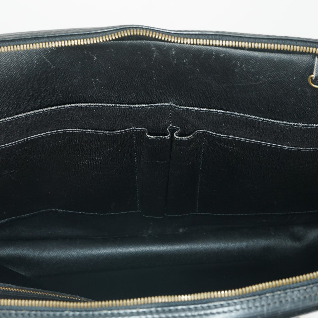 Louis Vuitton Porte Documan Voignage Business Bag Briefcase black XY58
