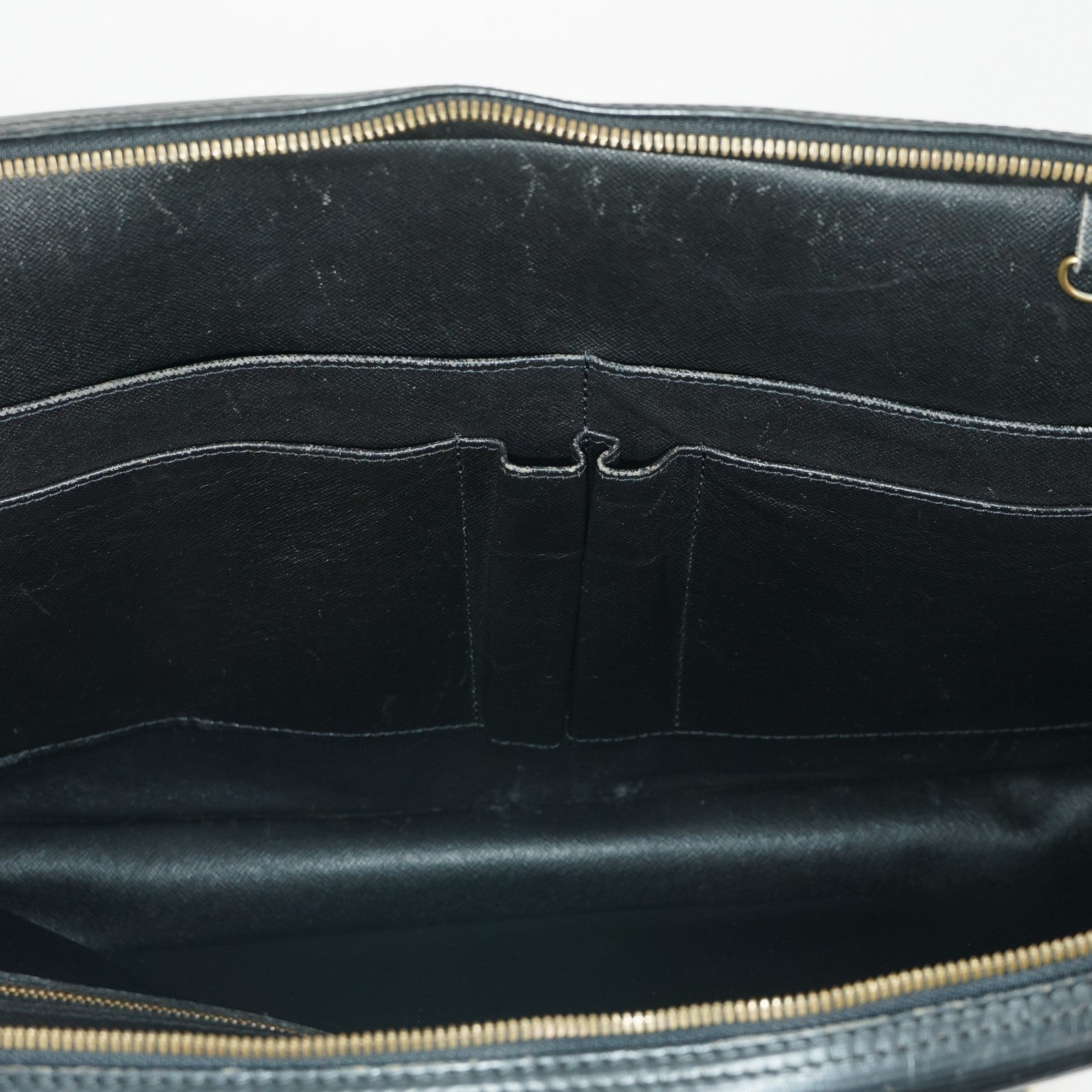 Louis Vuitton Porte Documan Voignage Business Bag Briefcase black XY58