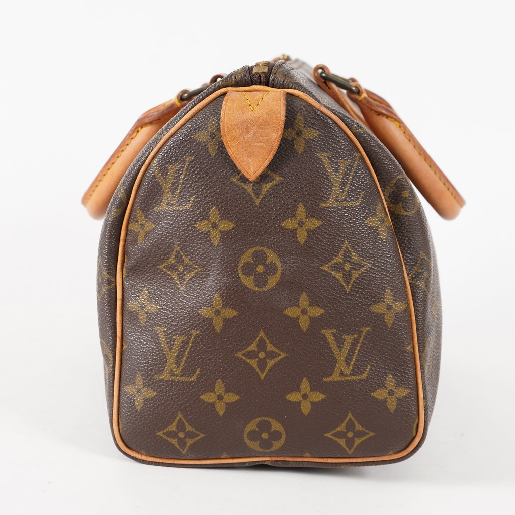 Authentic Louis Vuitton Monogram Speedy 25 M41528 Handbag vintage 03E4910120011