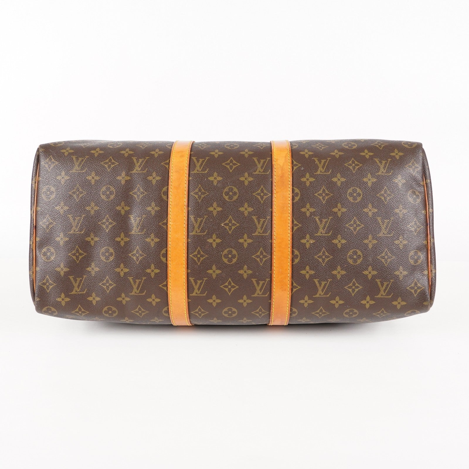 LOUIS VUITTON Keepall 50 Monogram Boston Bag Brown vintage M41426 06E593775204