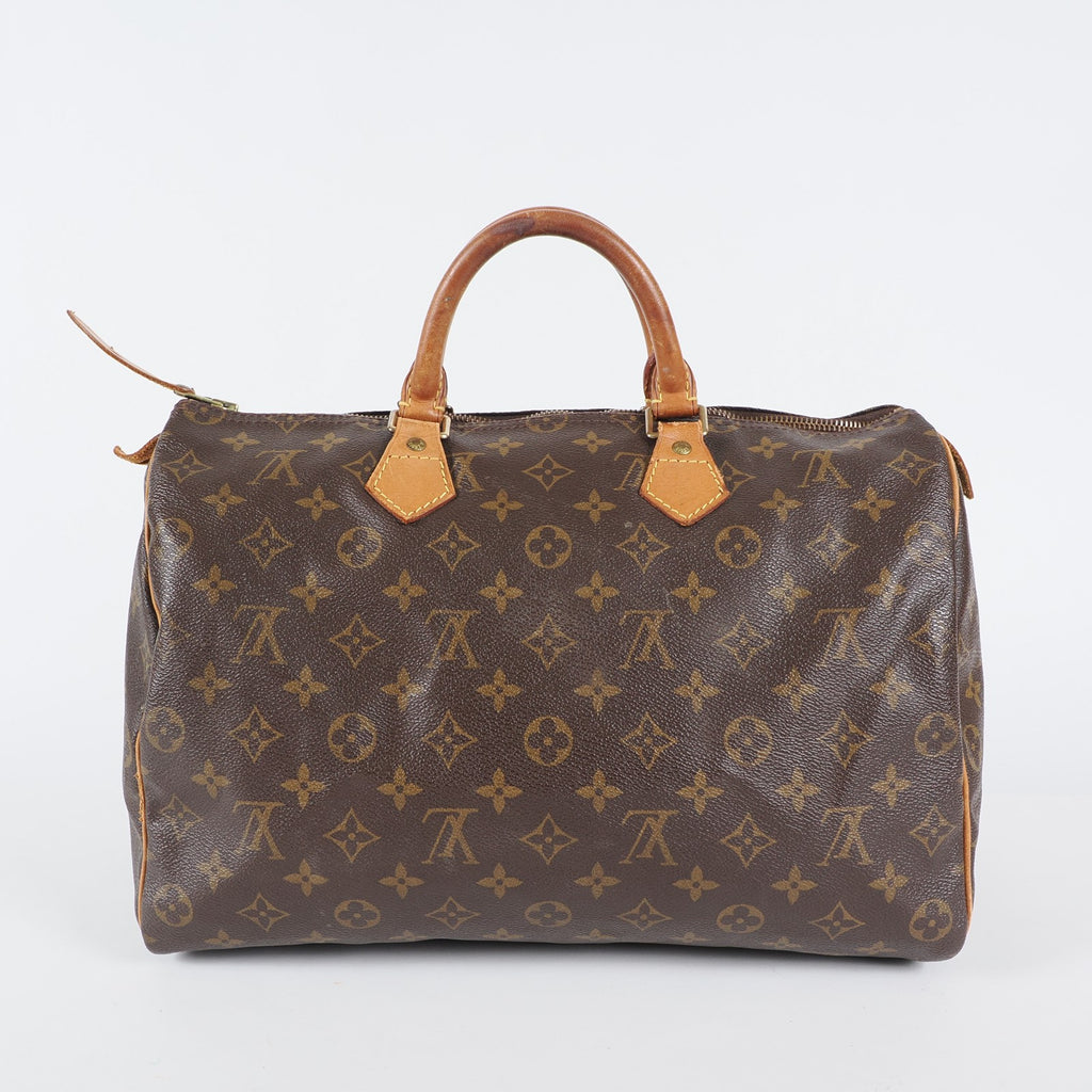 Authentic Louis Vuitton Monogram Speedy 35 M41524 Handbag vintage 04A285948807