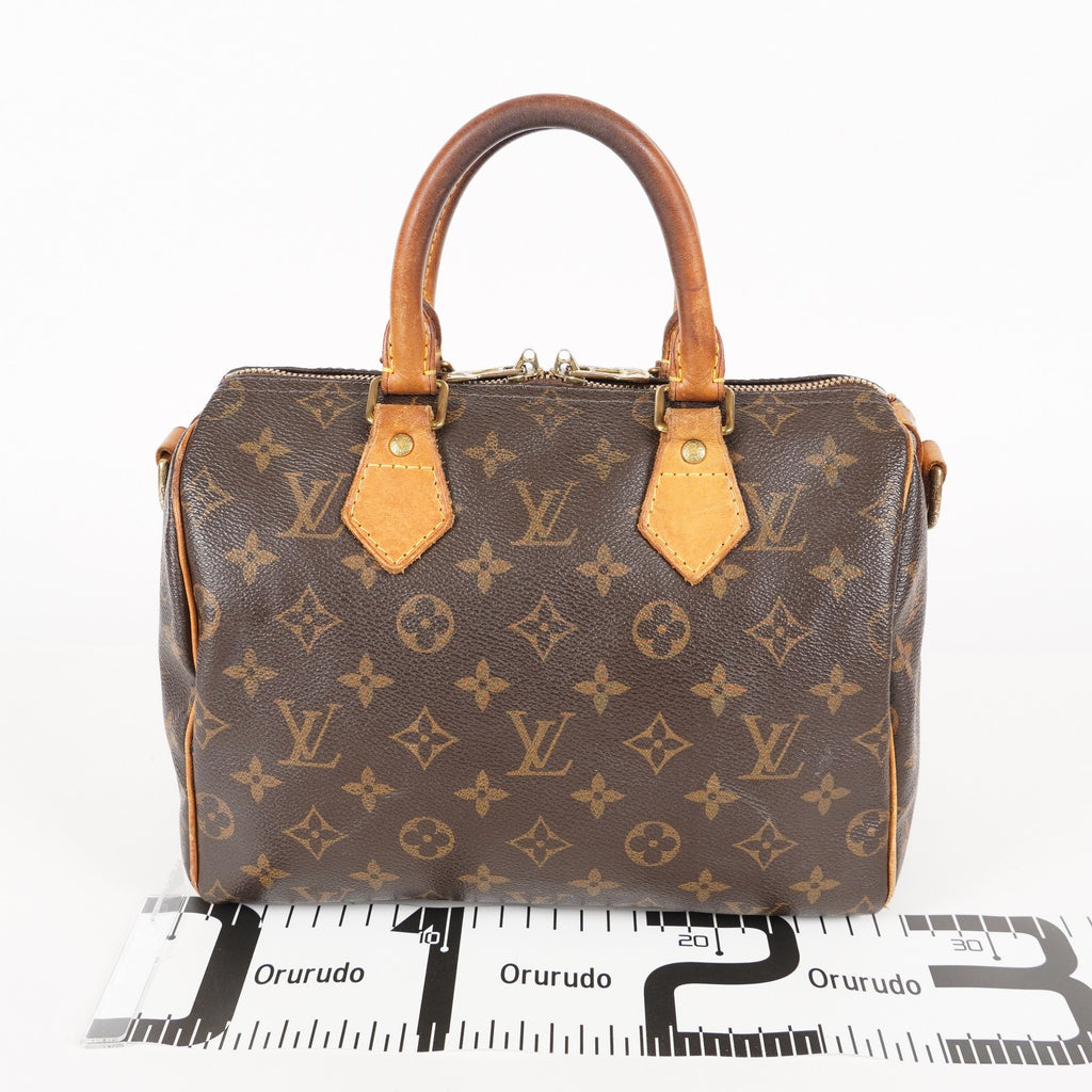 Authentic Louis Vuitton Monogram Speedy 25 M41113 Boston Bag 05E245940029
