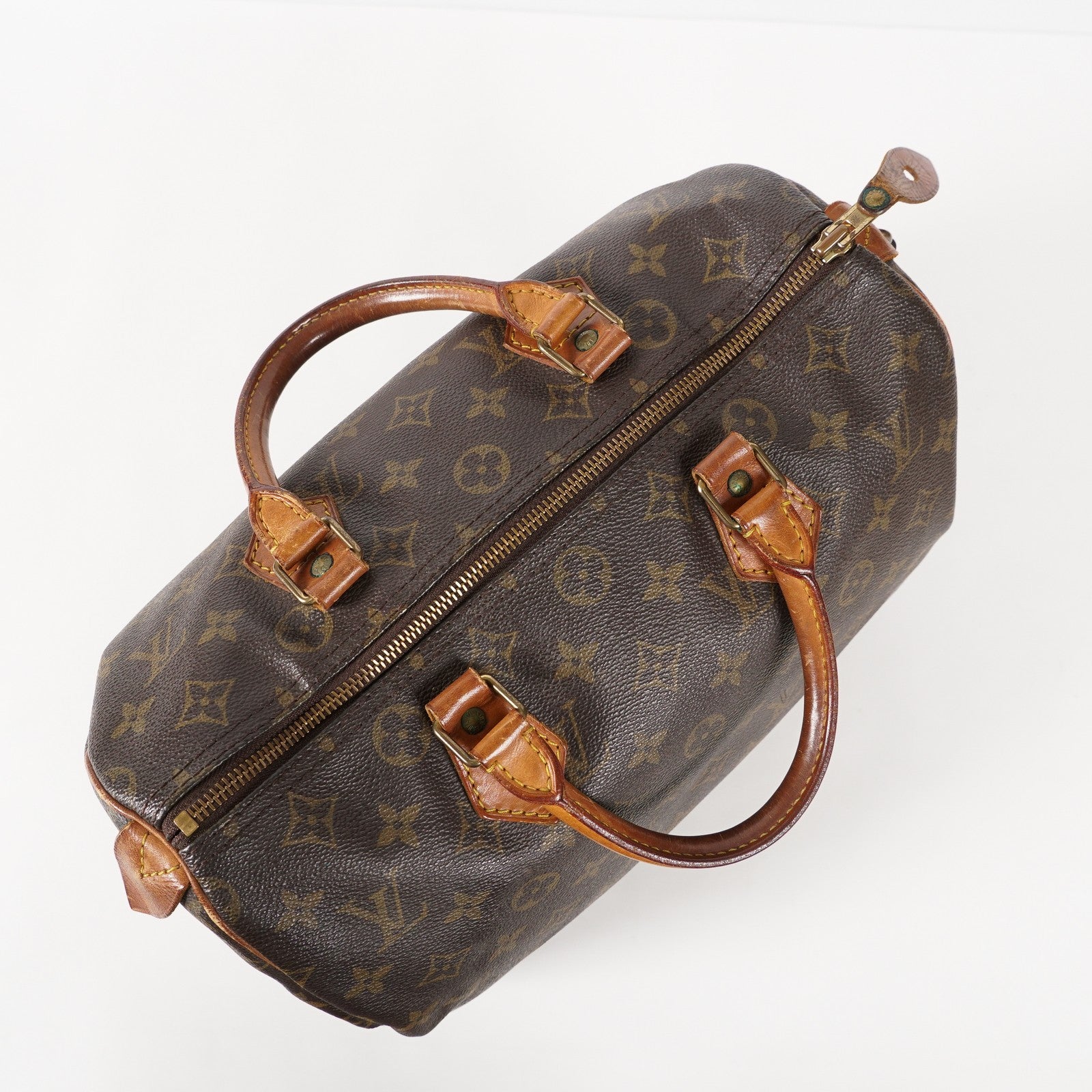 Authentic Louis Vuitton Monogram Speedy 30 M41526 Handbag vintage 01E155720027