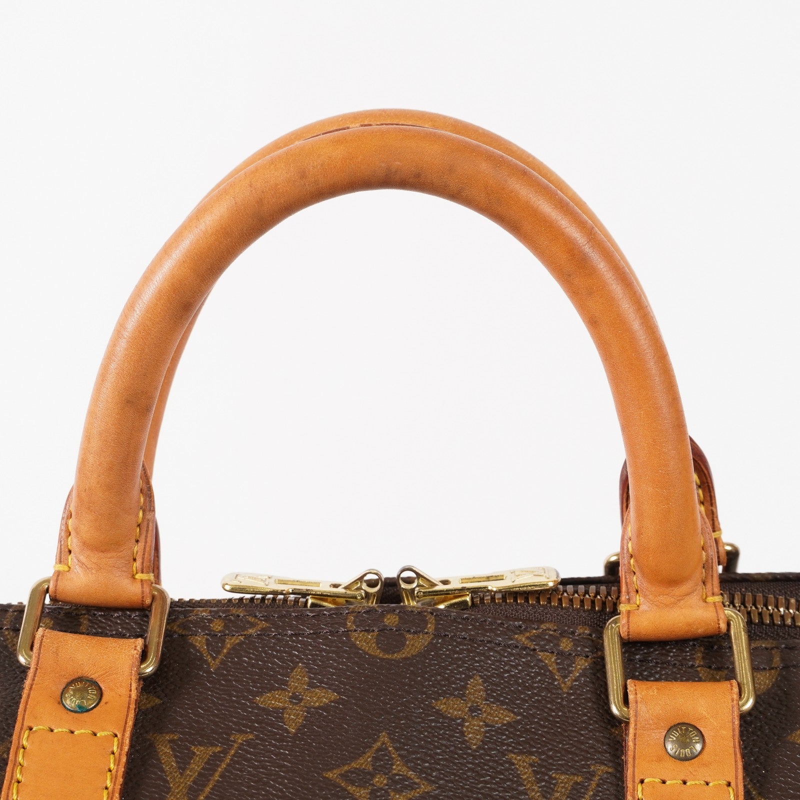 LOUIS VUITTON Keepall 50 M41426 Monogram Boston Bag vintage Brown 03E326820011
