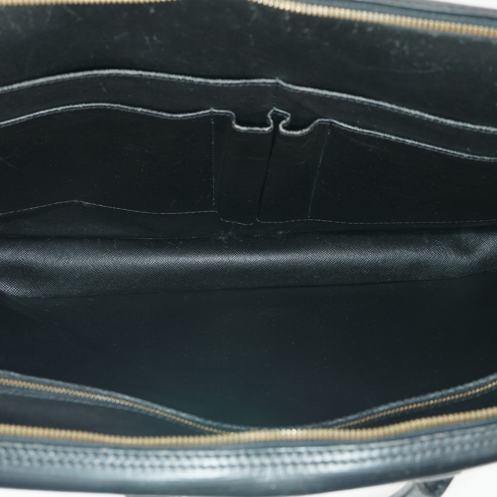 Louis Vuitton Porte Documan Voignage Business Bag Briefcase black XY58