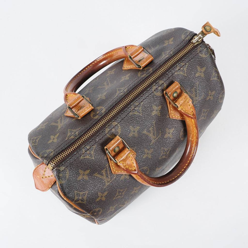 Authentic Louis Vuitton Monogram Speedy 25 Handbag vintage M41528 04A076234807