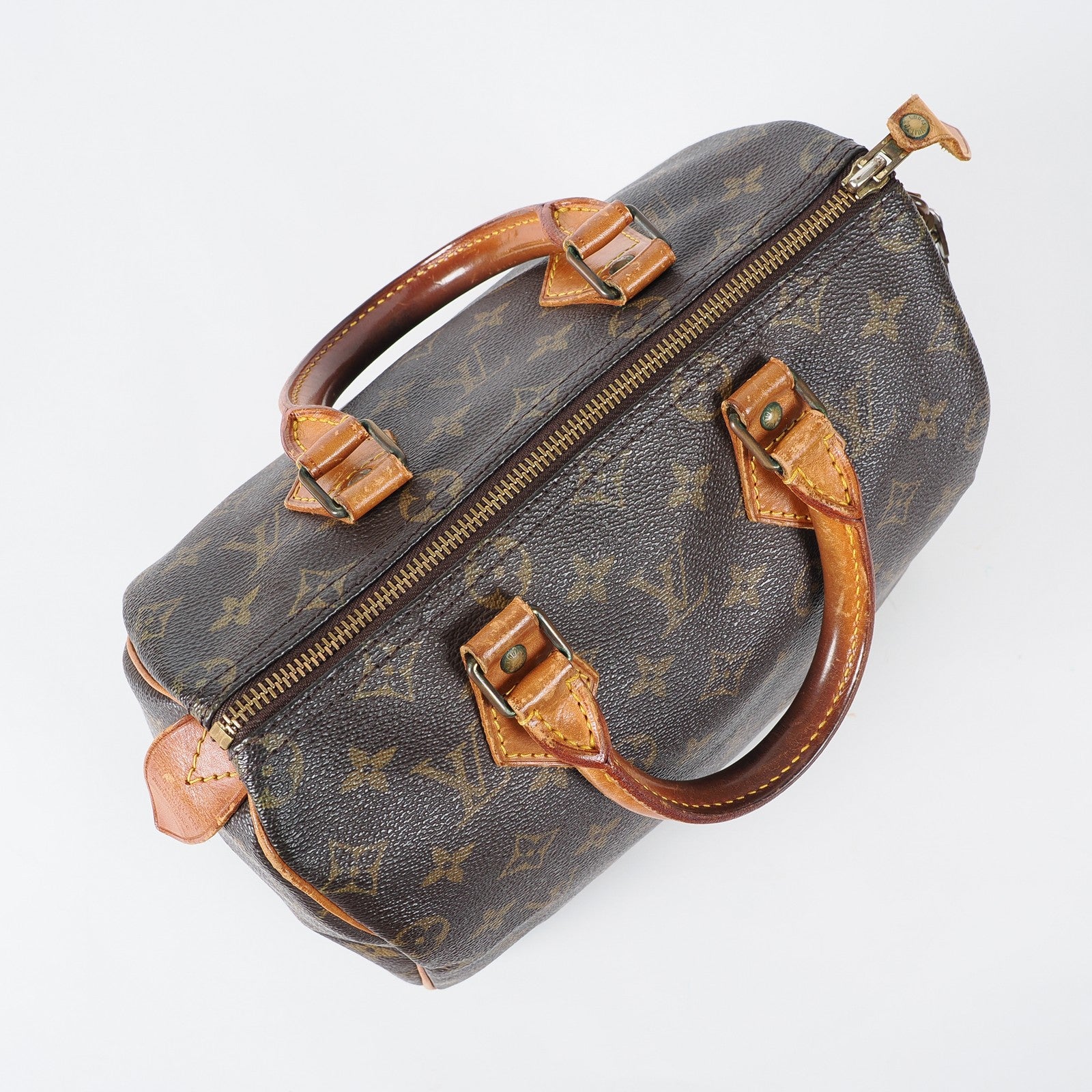 Authentic Louis Vuitton Monogram Speedy 25 Handbag vintage M41528 04A076234807
