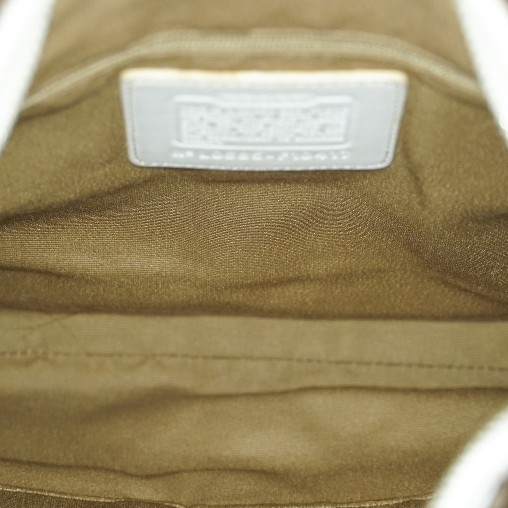 Coach Purse Logo Signature Handbags WhiteLEATHER DUFFLE HOBO  XY172