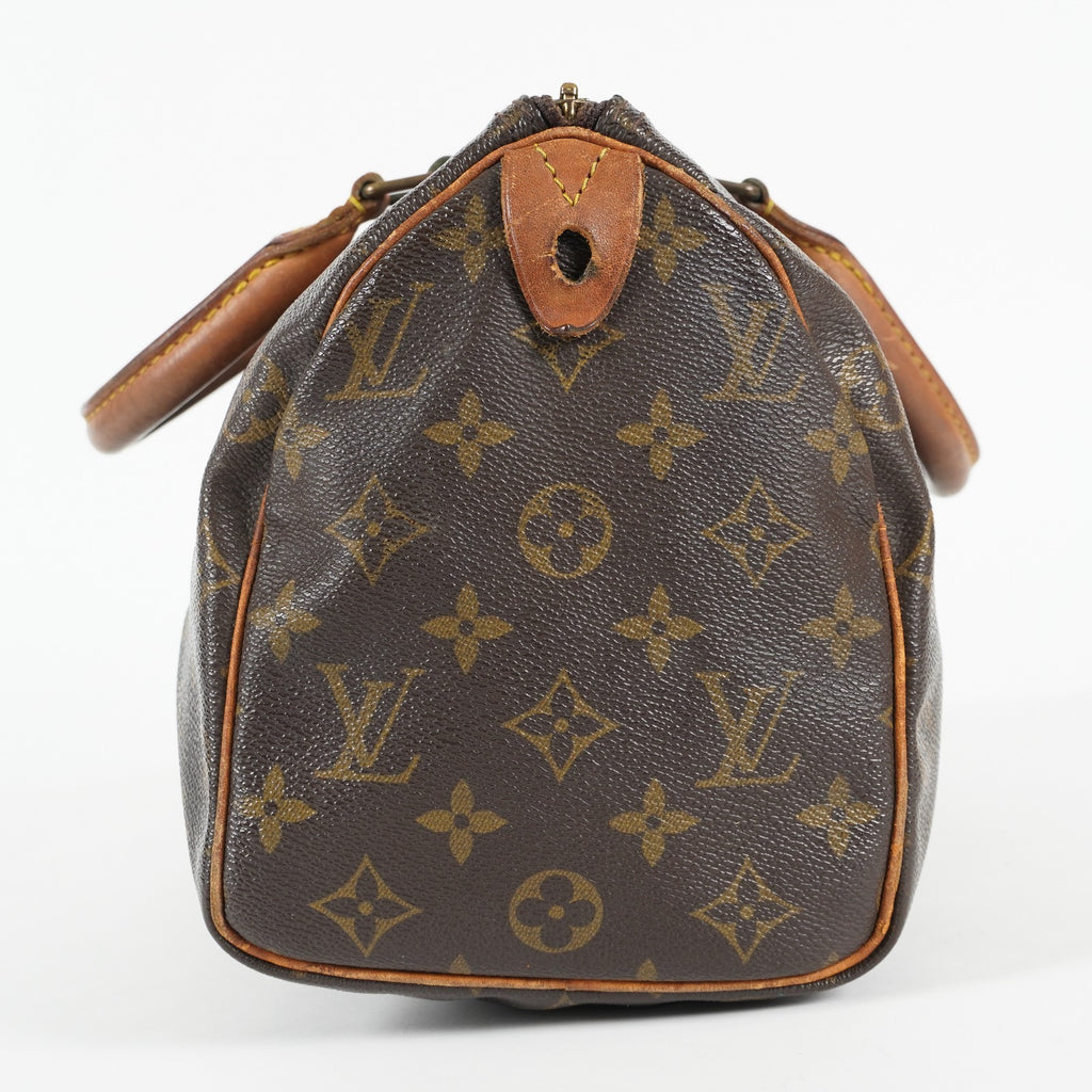Authentic Louis Vuitton Monogram Speedy 25 M41528 Handbag vintage 03E085720025
