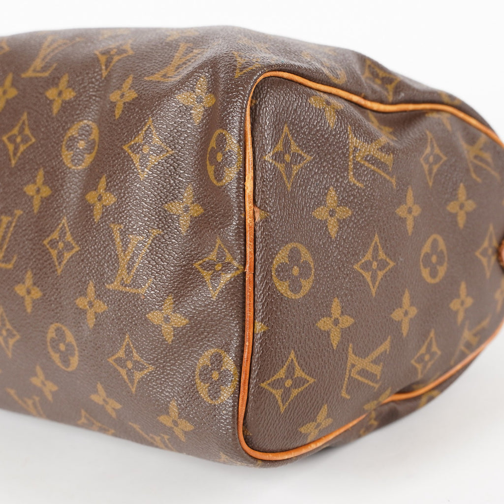 Authentic Louis Vuitton Monogram Speedy 25 Handbag vintage M41528 05E105280029
