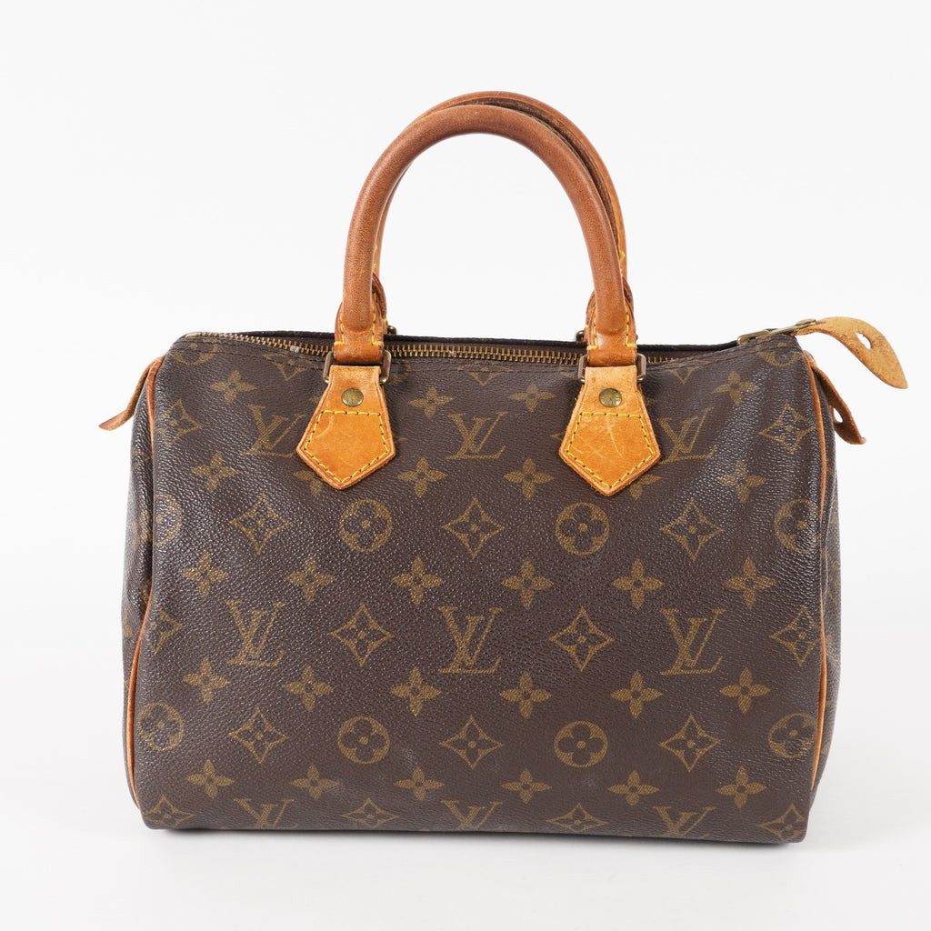 Authentic Louis Vuitton Monogram Speedy 25 M41528 Handbag vintage 02E037370018