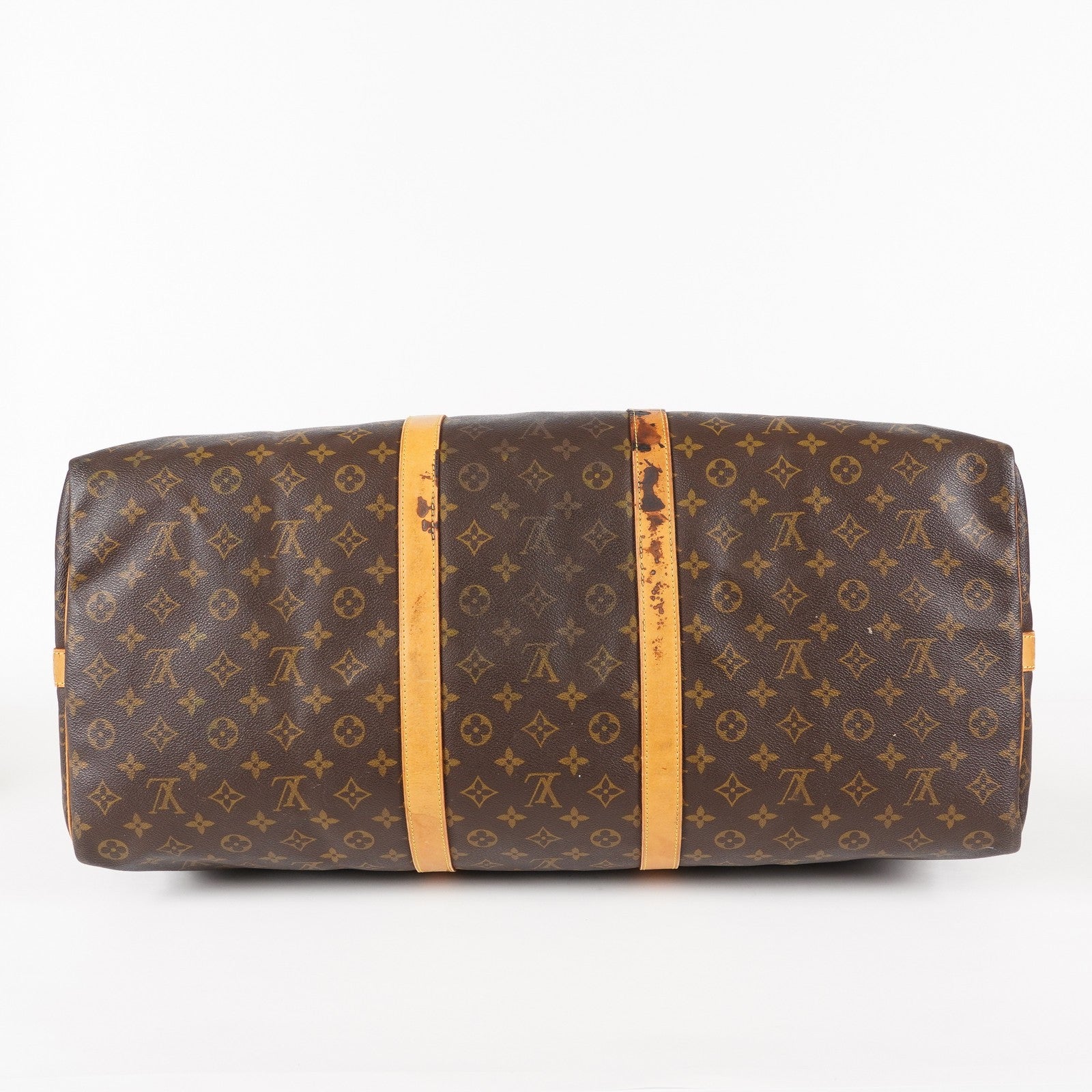 LOUIS VUITTON Monogram Keepall 60 Boston Bag LV Auth M41422 05E424070016