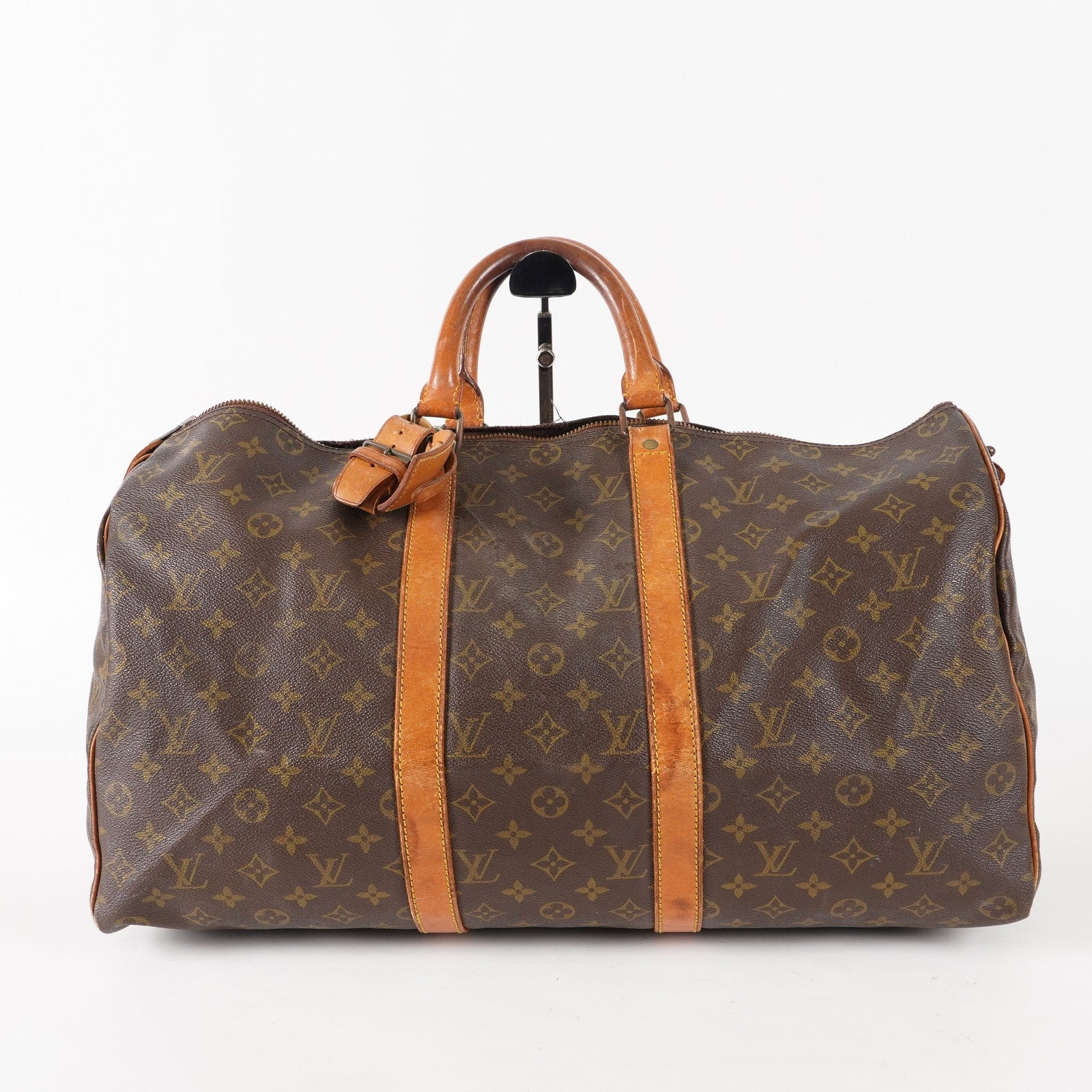 LOUIS VUITTON Keepall 50 M41426 Monogram Boston Bag Brown vintage 02E412530018