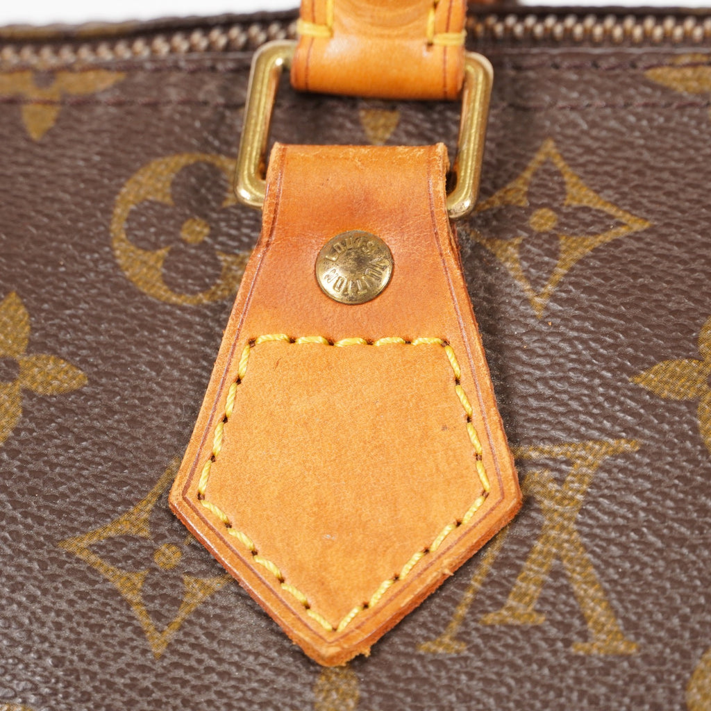 Authentic Louis Vuitton Monogram Speedy 30  Handbag M41526 vintage 05E236237029
