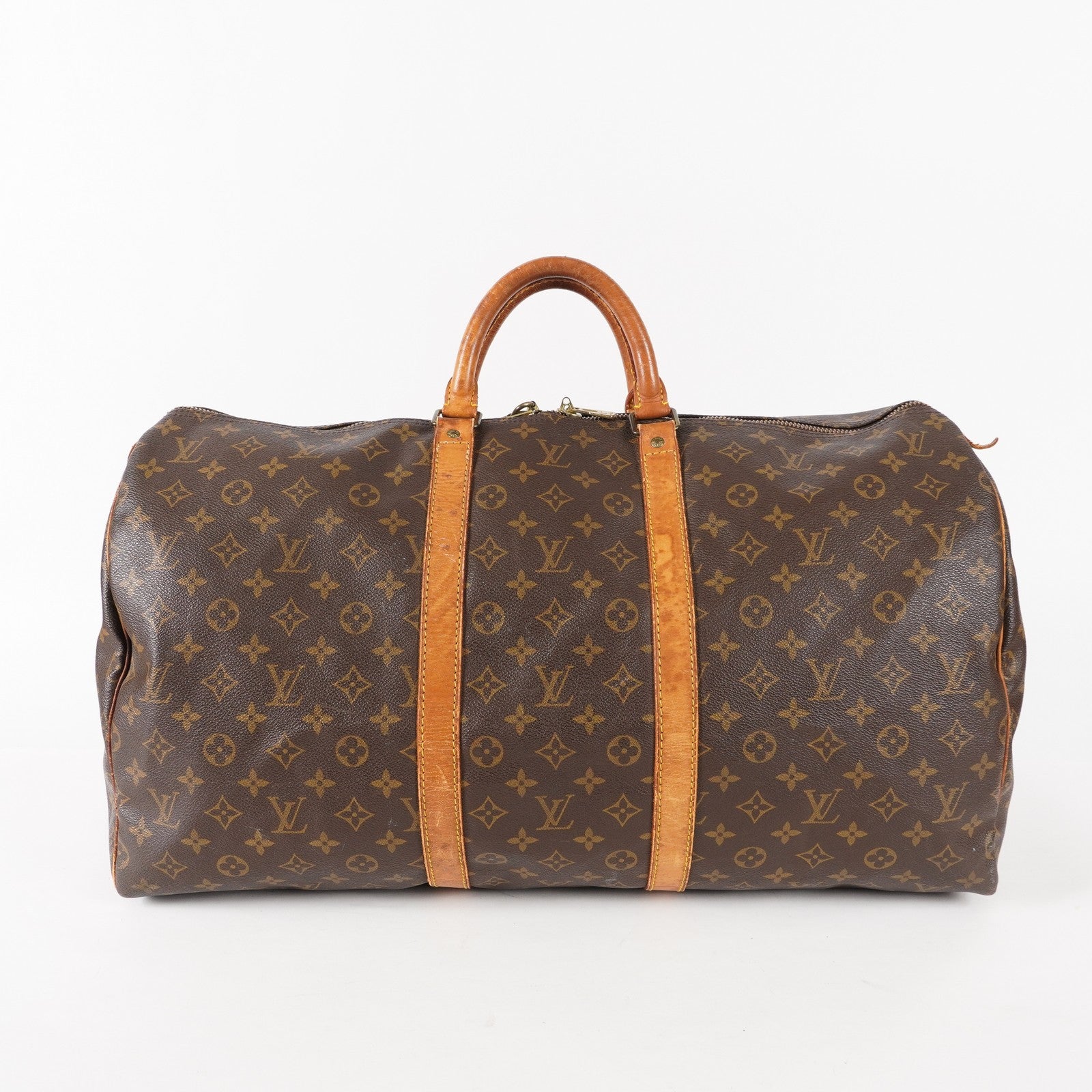 Authentic Louis Vuitton Monogram Keepall 55 Travel Bag M41424 02A214004011