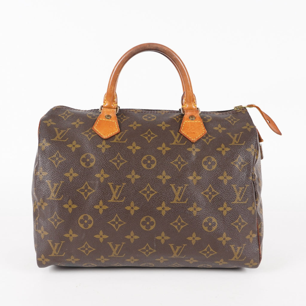 Authentic Louis Vuitton Monogram Speedy 30  Handbag M41526 vintage 05E076050013