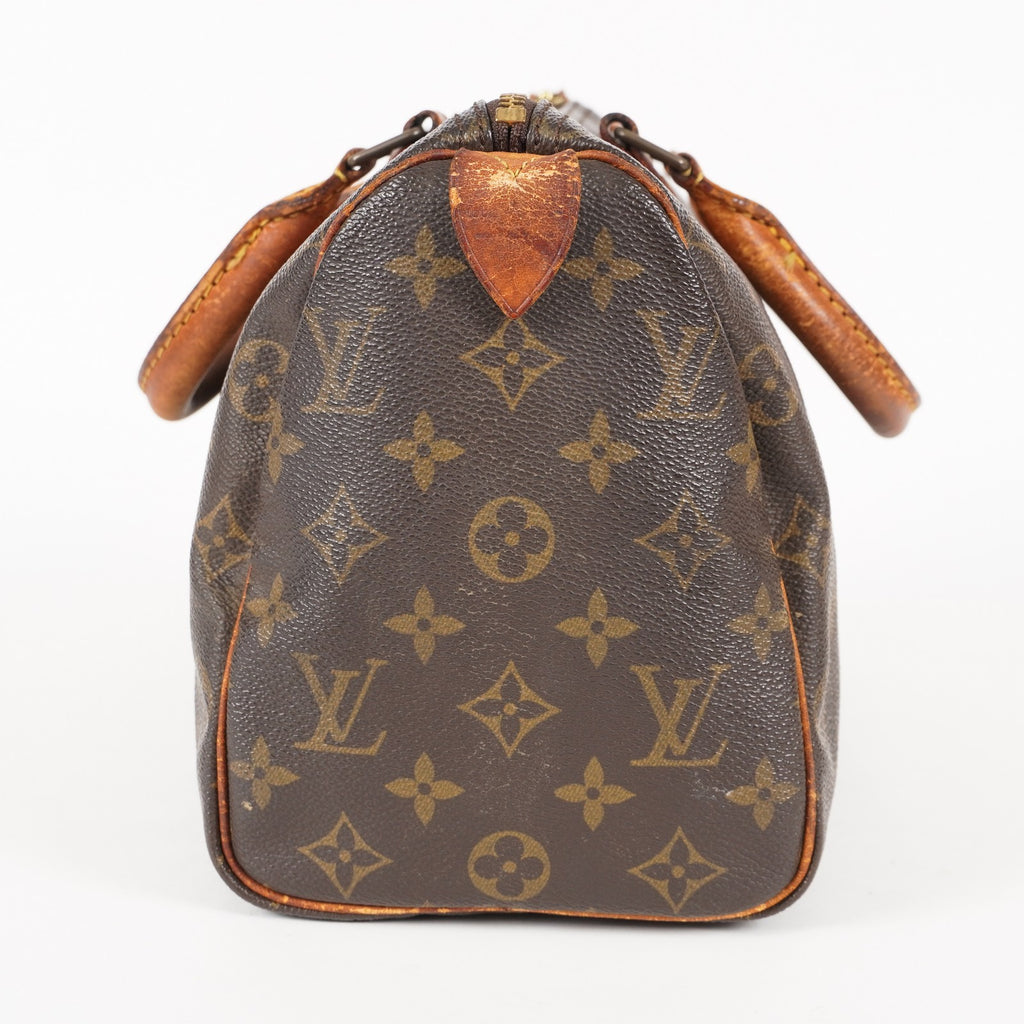 Authentic Louis Vuitton Monogram Speedy 25 Handbag vintage M41528 06E554804803