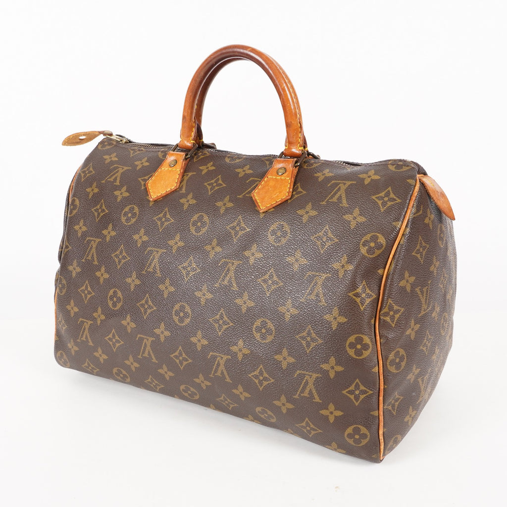 Authentic Louis Vuitton Monogram Speedy 35 M41524 Handbag used 05E256006029