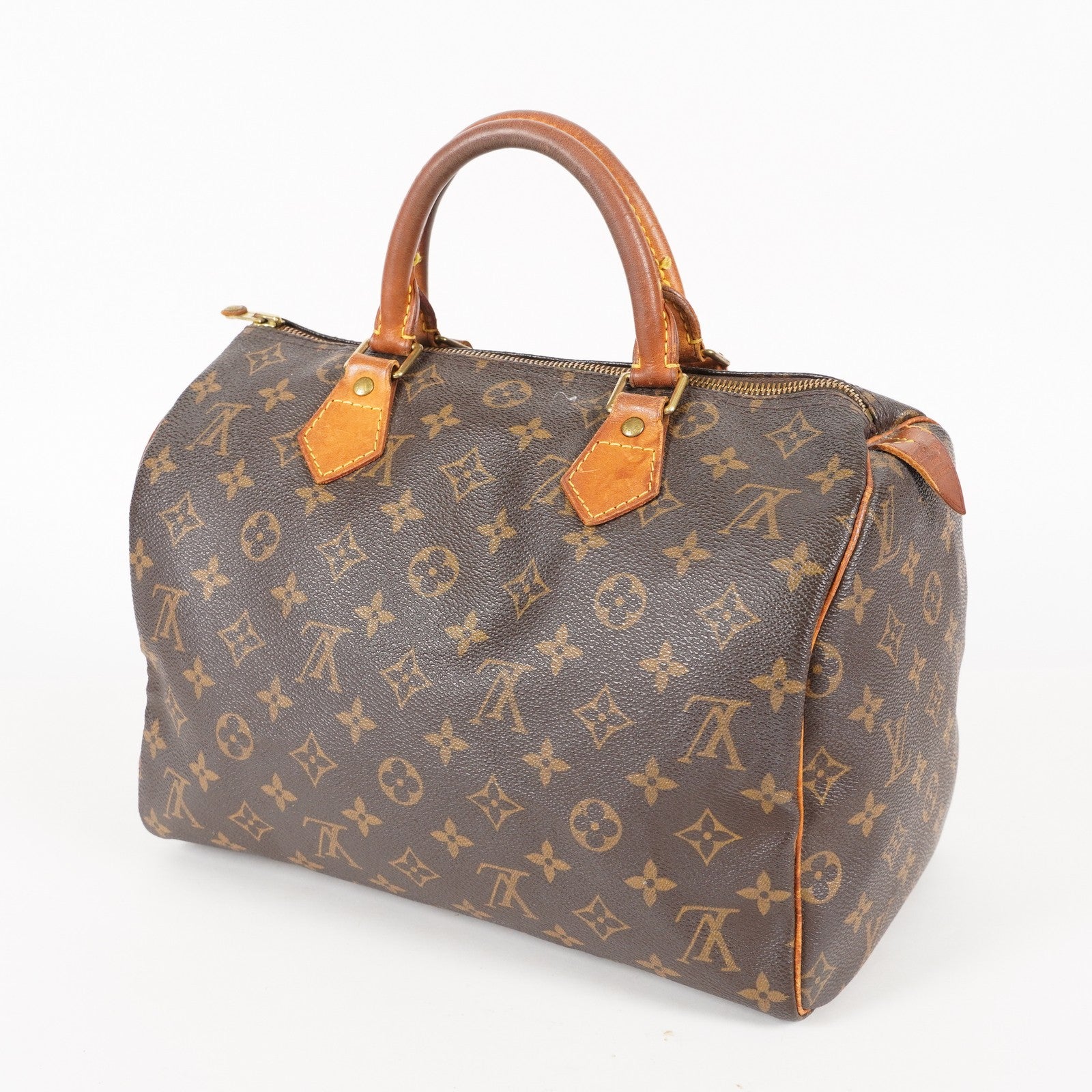 Authentic Louis Vuitton Monogram Speedy 30  Handbag M41526 vintage 05E304290029