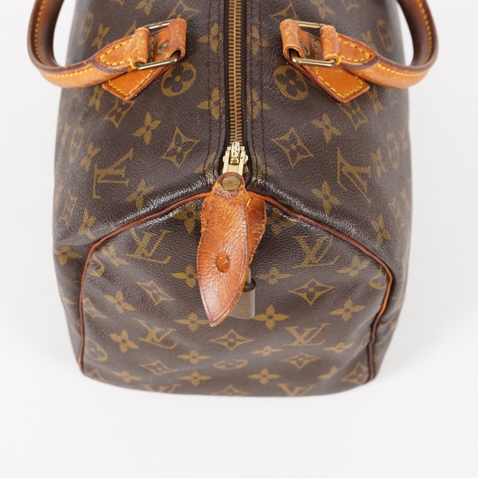 Authentic Louis Vuitton Monogram Speedy 30  Handbag M41526 vintage 05E076050013