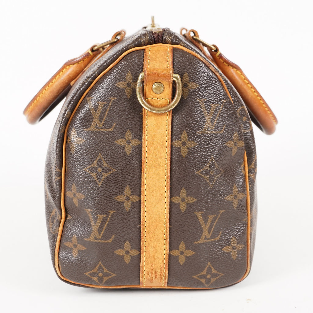 Authentic Louis Vuitton Monogram Speedy 25 M41113 Boston Bag 05E245940029