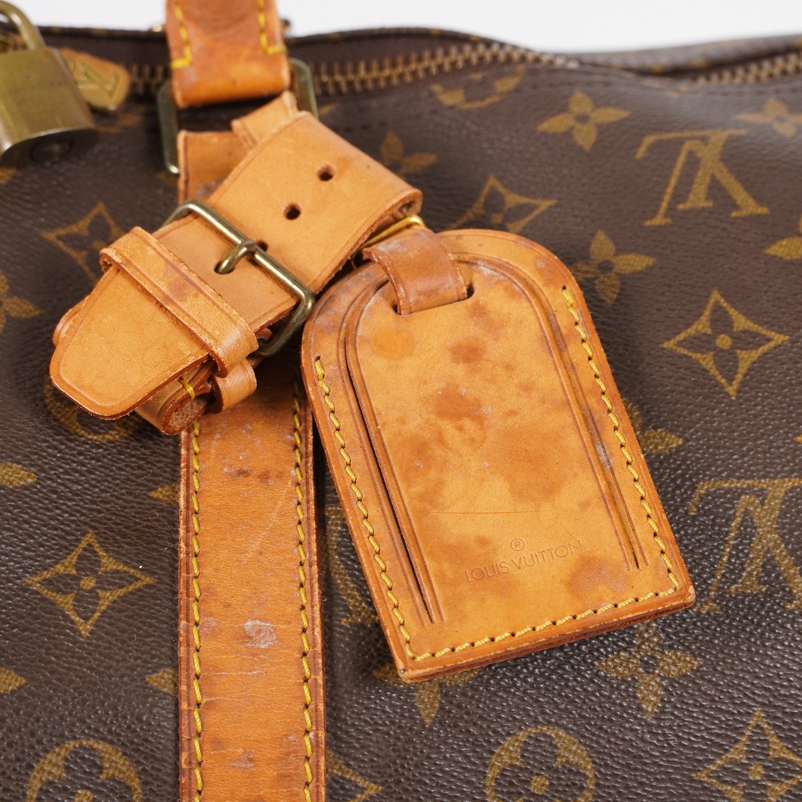 Authentic Louis Vuitton Monogram Keepall 55 Travel Bag M41424 02A214004011