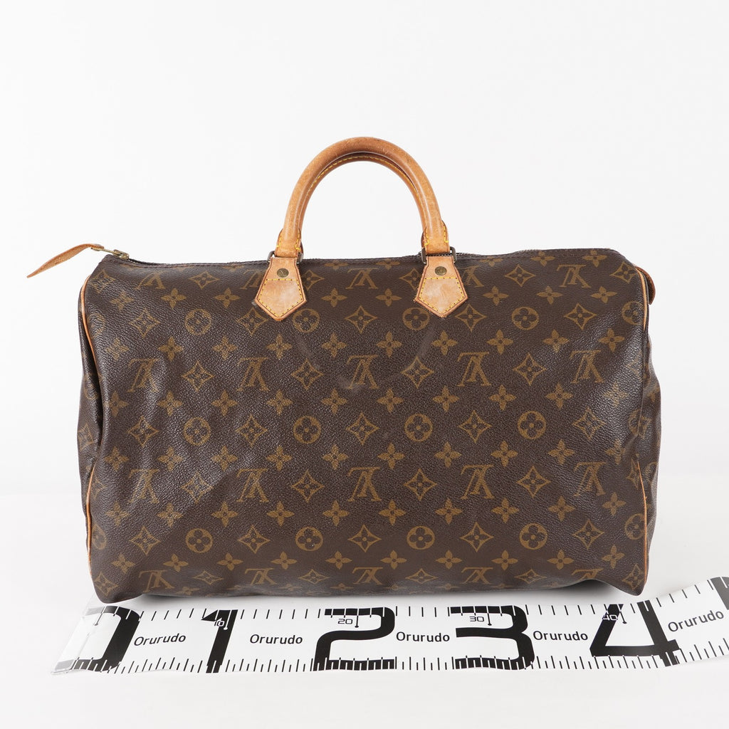 Authentic Louis Vuitton Monogram Speedy 40 Hand Boston Bag M41522 02E435834425