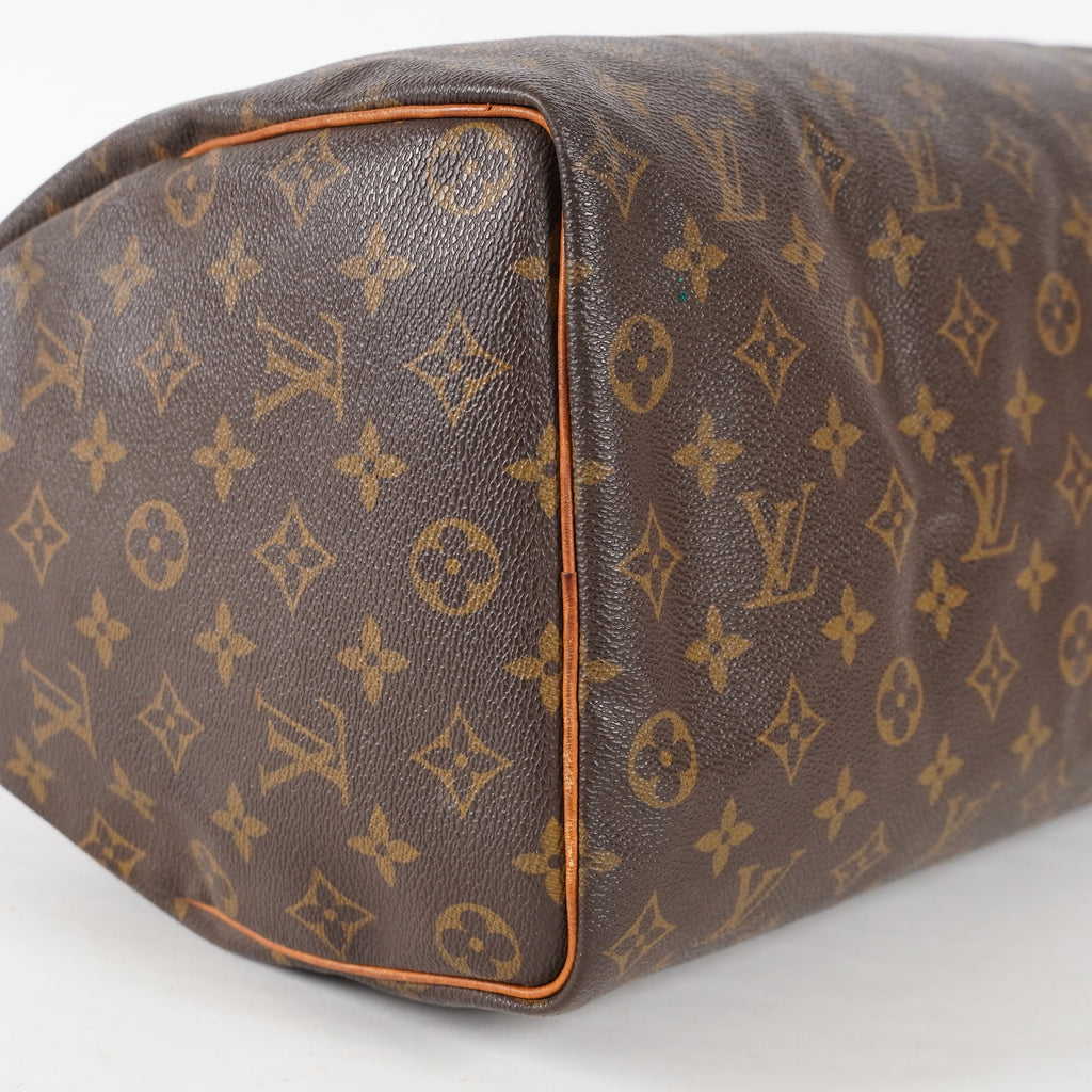 Authentic Louis Vuitton Monogram Speedy 35 M41524 Handbag vintage 02E405940018