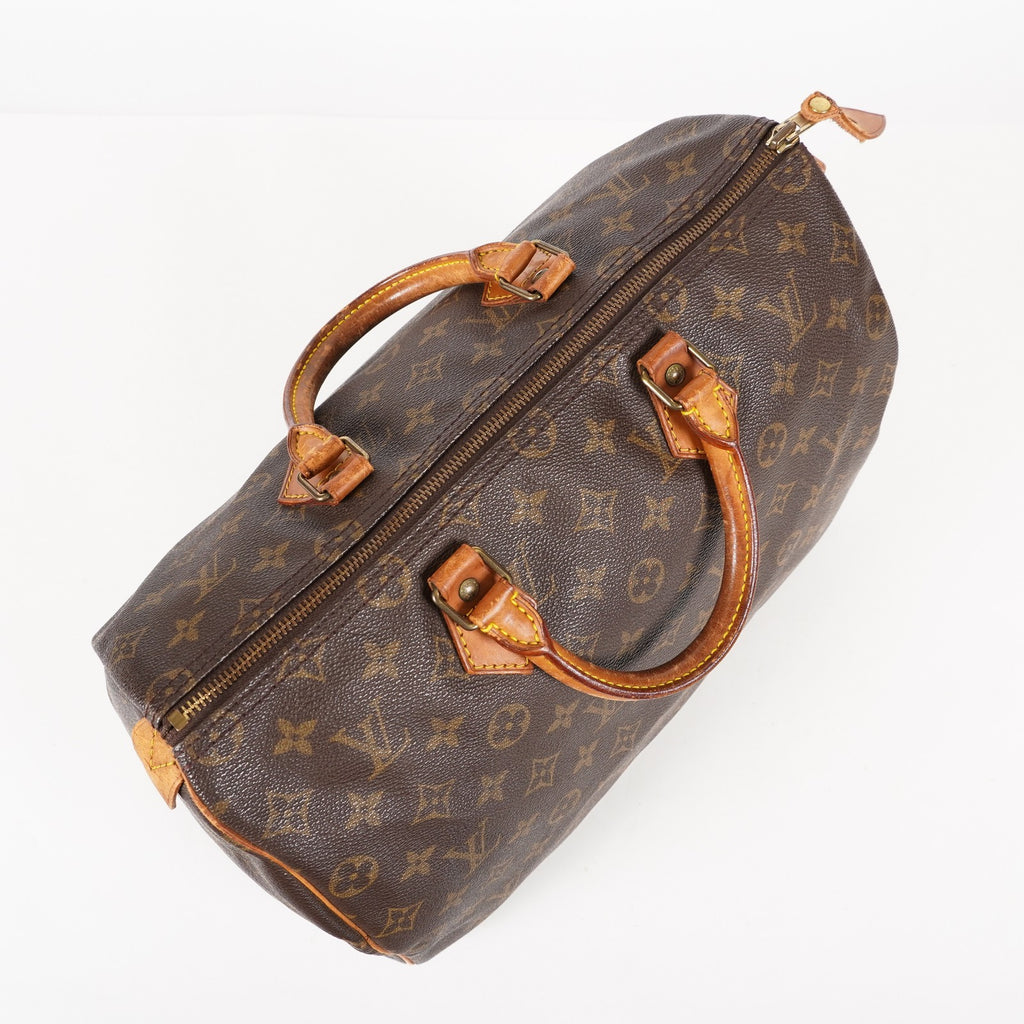 Authentic Louis Vuitton Monogram Speedy 35 M41524 Handbag used 06E386050002