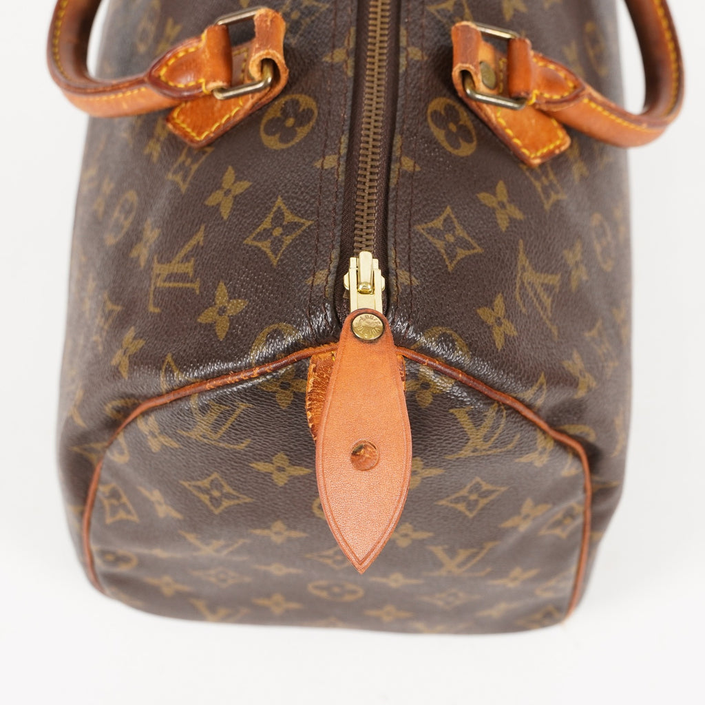 Authentic Louis Vuitton Monogram Speedy 30 Handbag M41526 vintage 06E395720002