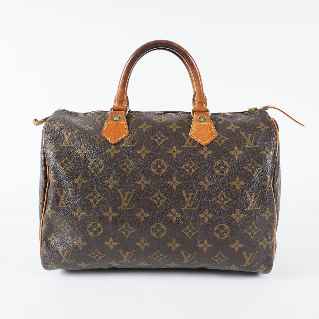 Authentic Louis Vuitton Monogram Speedy 30 M41526 Handbag vintage 03A255720027